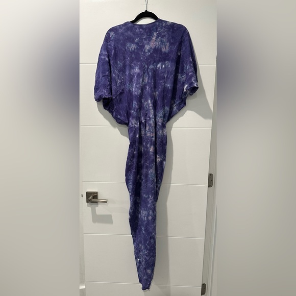 YFB Siren Maxi Dress, Tie-Dye Long Silky - Picture 8 of 9